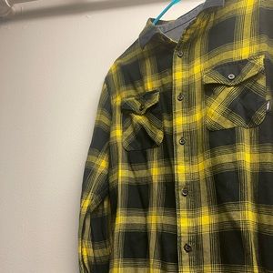 black and yellow flannel | Van's
